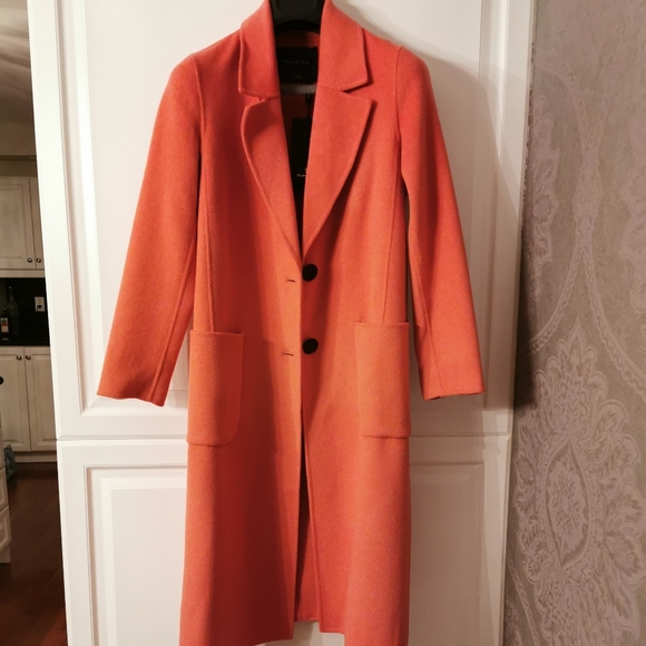 BNWT Massimo Dutti Hand Made Wool Coat - Picture 6 of 8